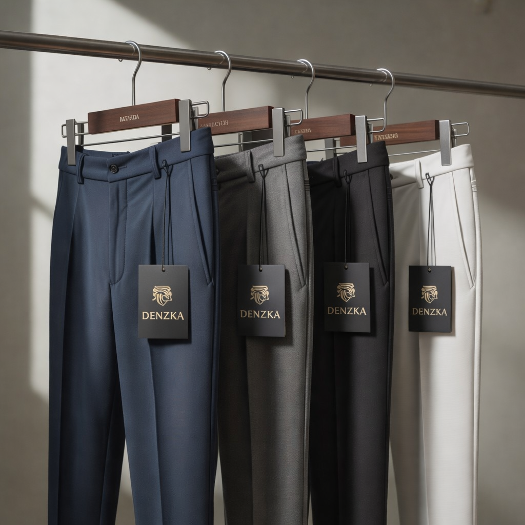 Pantalones de Vestir - Estilo Europeo